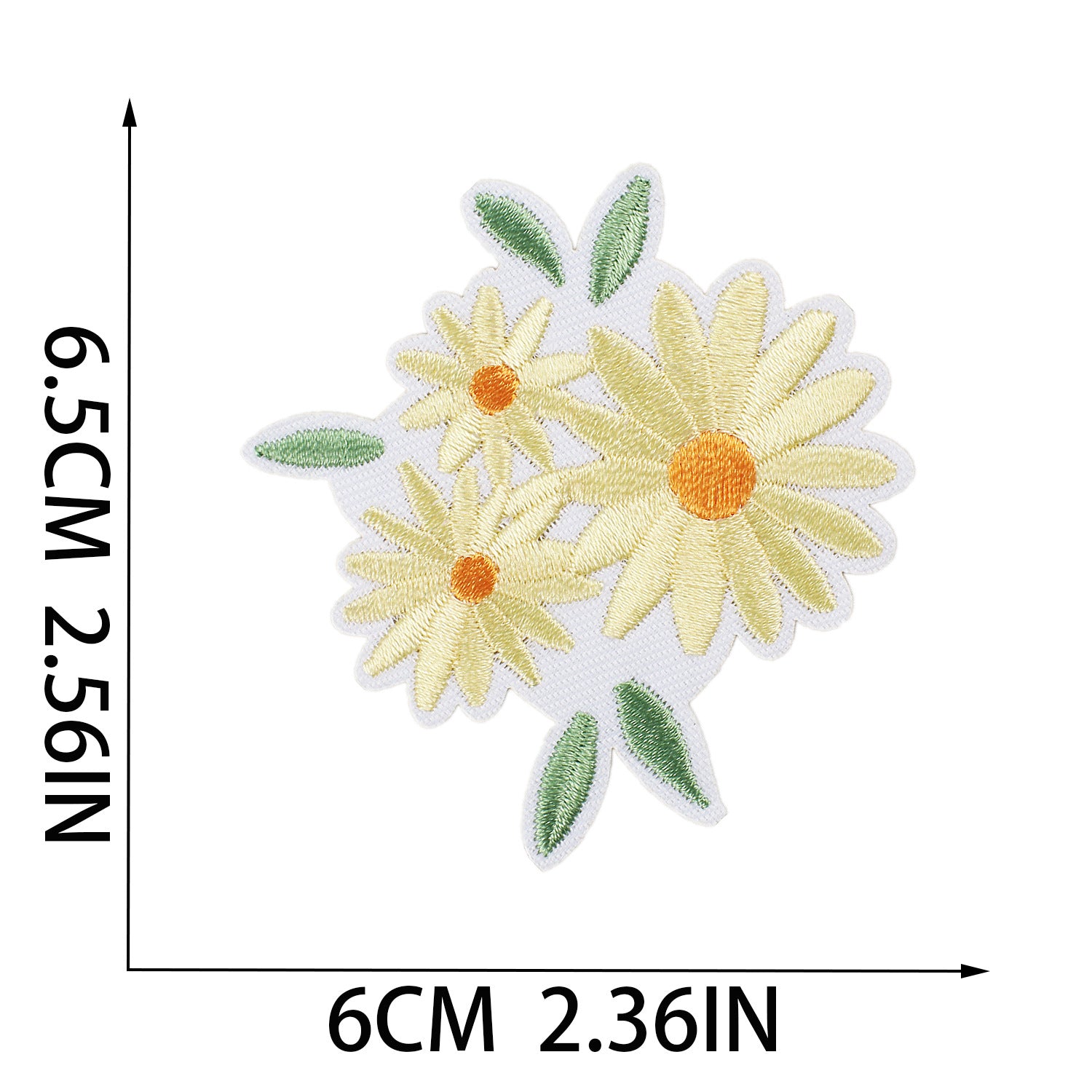 Wholesale Hundred Flowers Embroidery Patches Colorful Flowers Embroidery Patches